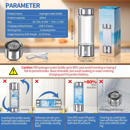 Hydrogen Vatnsflaska